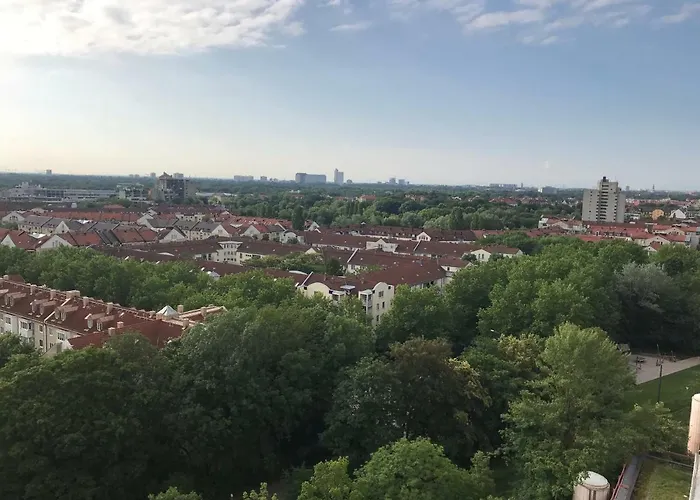 Studio Schwabing Fantastic Sunset View